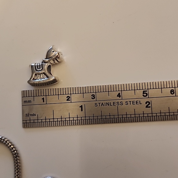 ROCKING HORSE Charm Fits Pandora and European Systems - Picture 3 of 4